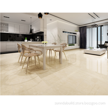 White colour competitive price printed porcelain 600x600 non slip ceramic floor tile full body polished porcelanto tiles